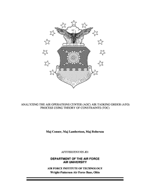 Air Tasking Order Decode  Form