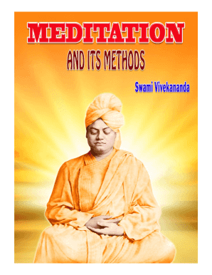 Meditation and Its Methods Book PDF in Hindi  Form