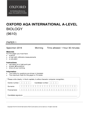 Information the Marks for Questions Are Shown in Brackets the Maximum Mark for This Paper is 75 Marks Please Write Clearly, in B