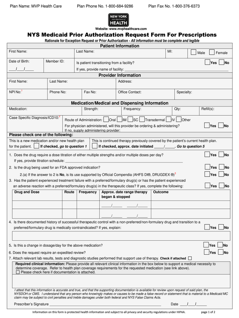 Fidelis Prior Auth Form