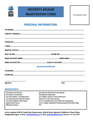 Broker Forms