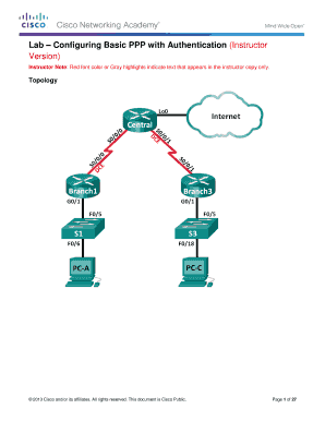 Configuring Basic Ppp with Authentication  Form