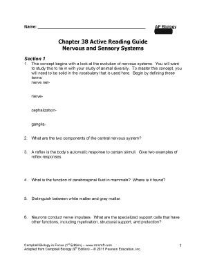 Chapter 38 Active Reading Guide Answers  Form