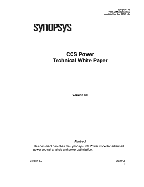 CCS Power Technical White Paper OpenSource Liberty Opensourceliberty  Form