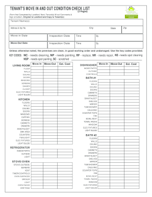 Tenant in Move Form - Fill Out and Sign Printable PDF Template | signNow
