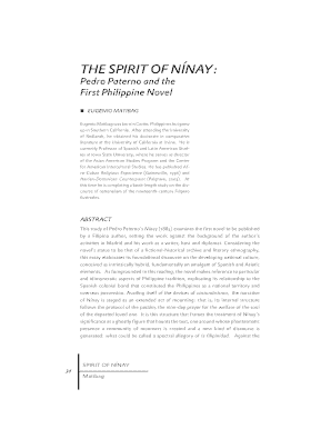 Ninay by Pedro Paterno PDF  Form