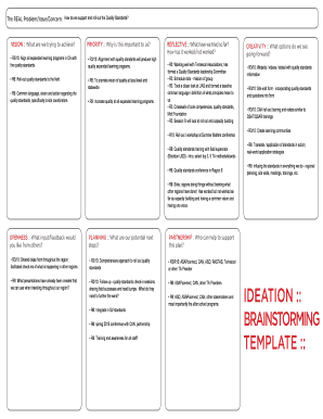 Ideation Document Template  Form