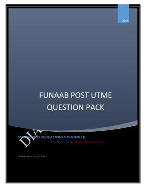 Funaab Connect  Form