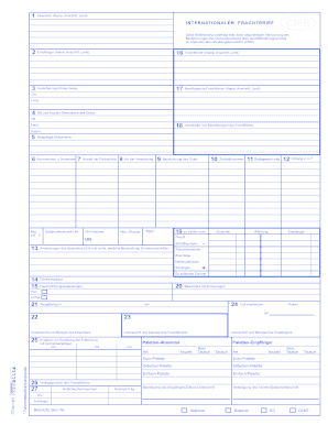 Title Internationaler Frachtbrief CMR Author Formblitz AG Subject Transport,Logistik Keywords Frachtbrief Timex Kuriere