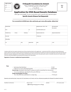  RAD CK Application for DNA Based Genetic Database 2016