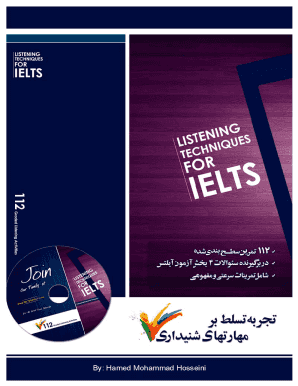 Listening Techniques for Ielts by Hamed Mohammad Hosseini  Form