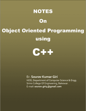 Download Cpp Souravkumar Giri Complete Notes Form