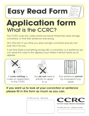 Ccrc Application Form PDF Download