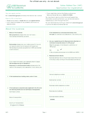 Vat1 Form