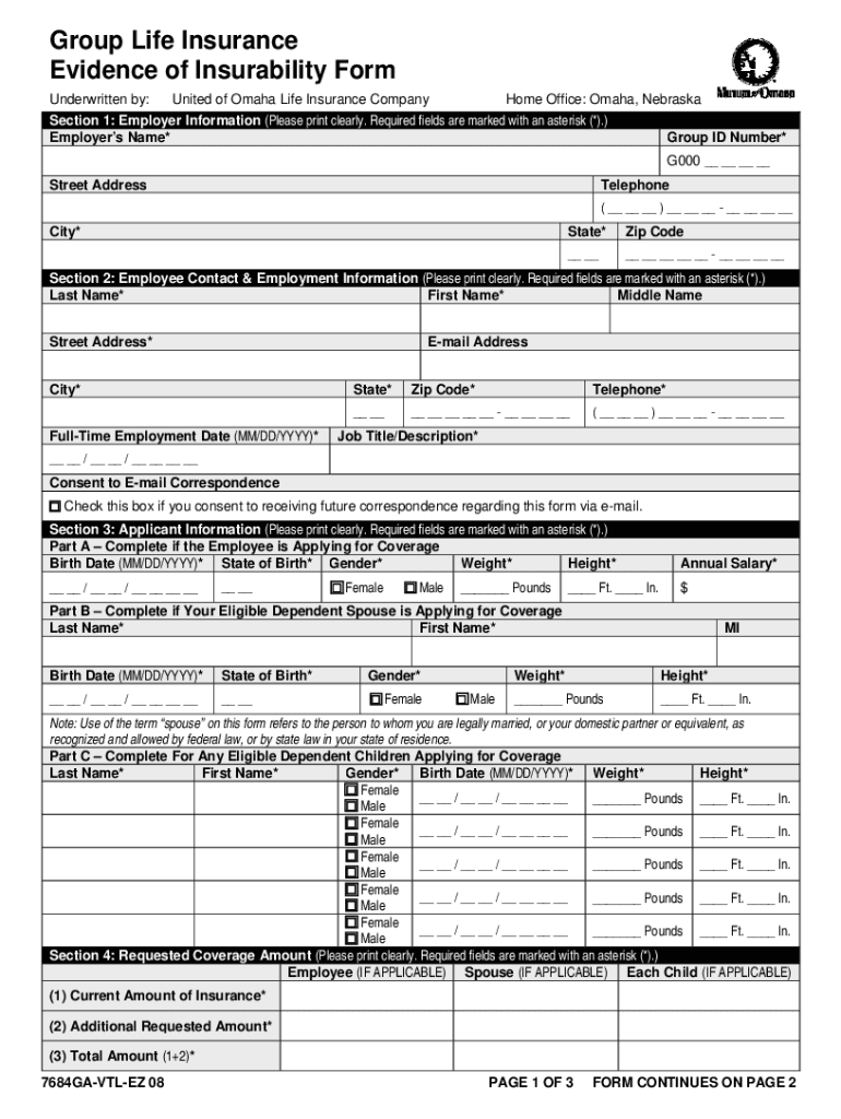  Mutual of Omaha Eoi Form 2008-2024