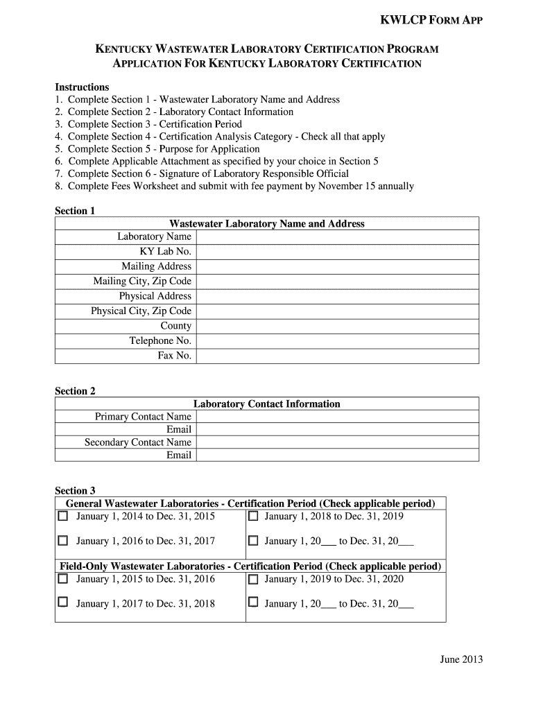 Kwlcp 2013 2024 Form Fill Out And Sign Printable Pdf Template