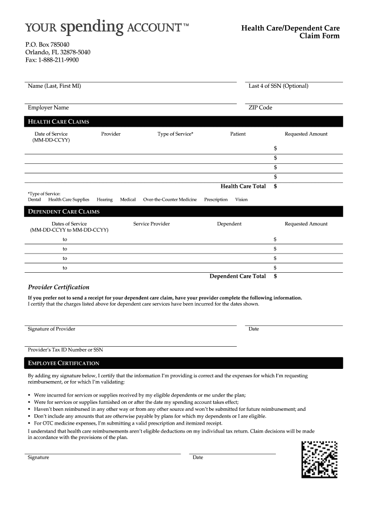 Ysa Reimbursement Form