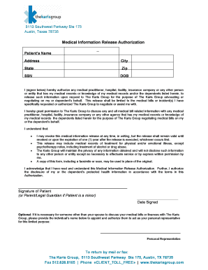 Karis Group  Form