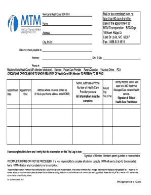 Healthcare Usa Mileage Reimbursement Form