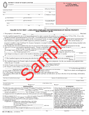 Dc Cv 082  Form