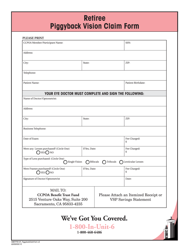 Ccpoa Vision  Form