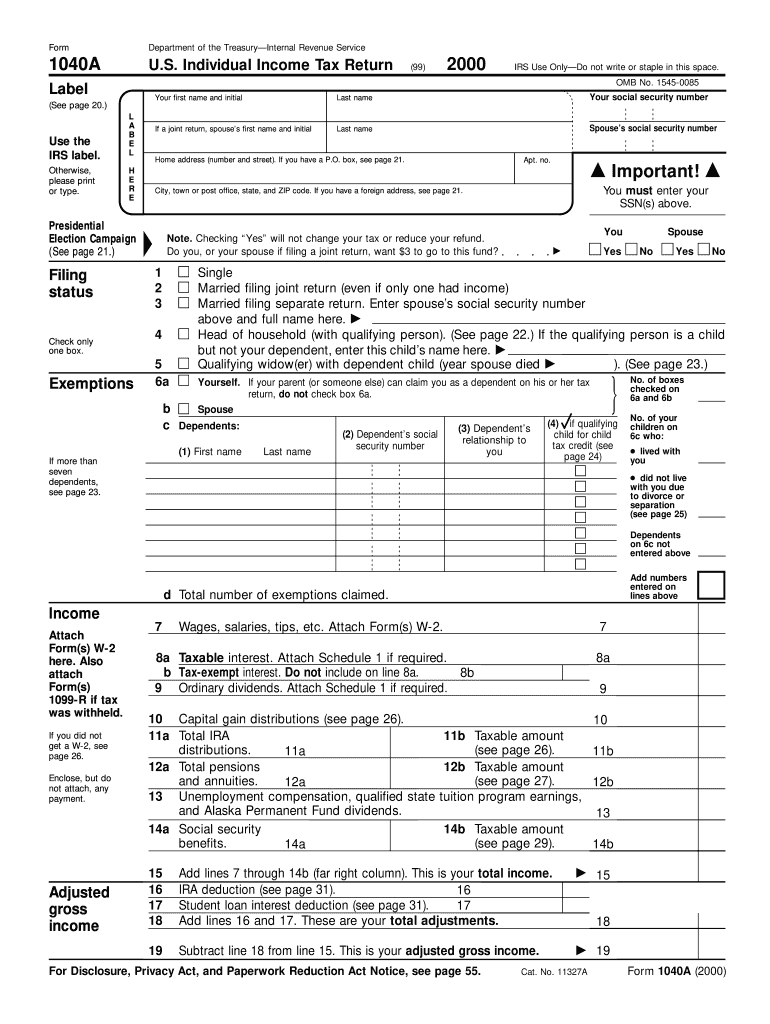 Irs Form Fill Out And Sign Printable Pdf Template Signnow