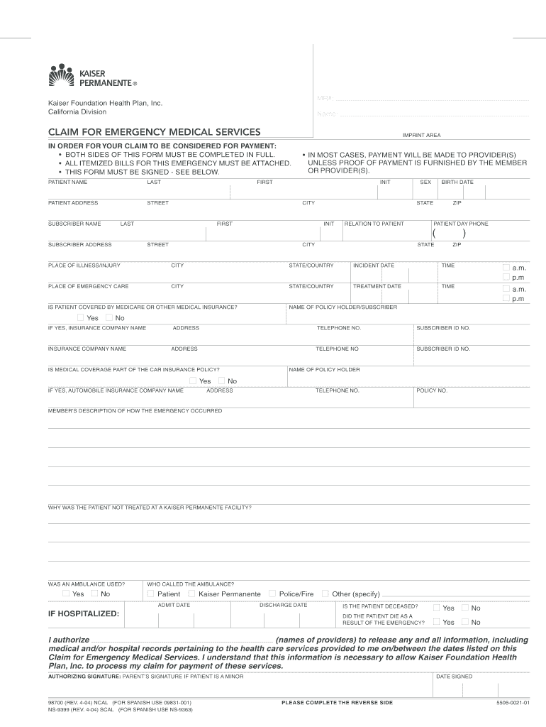  Printable Hospital Discharge Paper 2004-2024