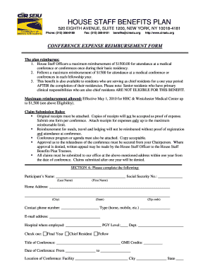 Cir Reimbursement Form