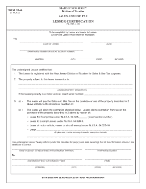 Form St 40