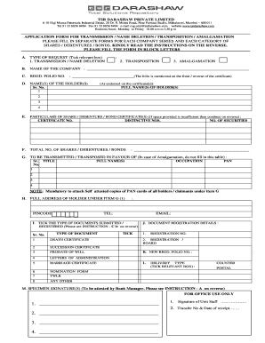 Tsr Darashaw Forms