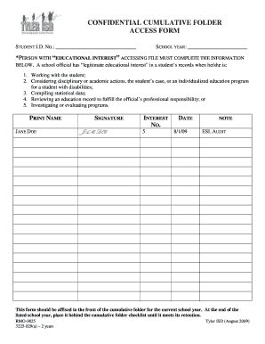 Cume Files  Form