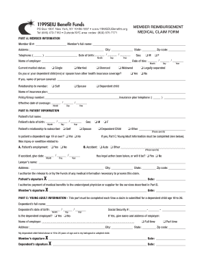 1199 Reimbursement Form