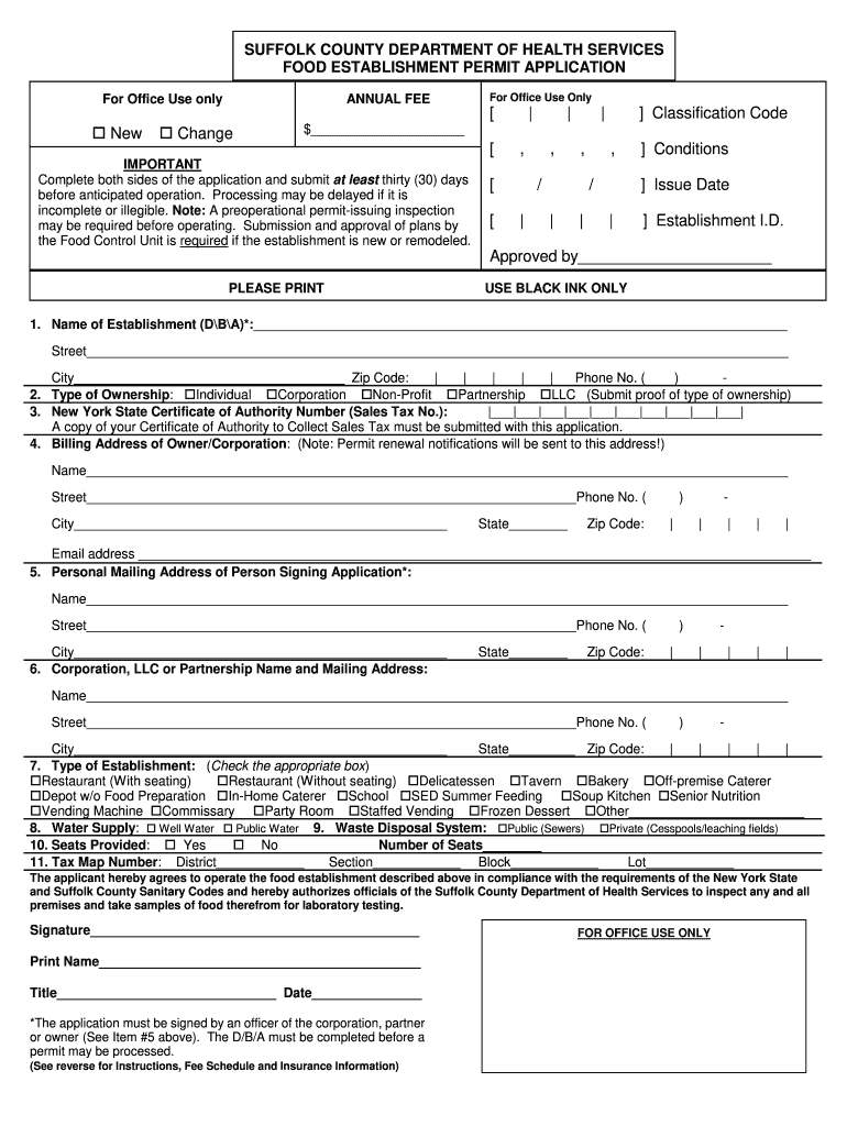  Suffolk County Food Truck Permit 2013