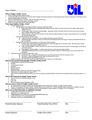 Cardiac Arrest Forms