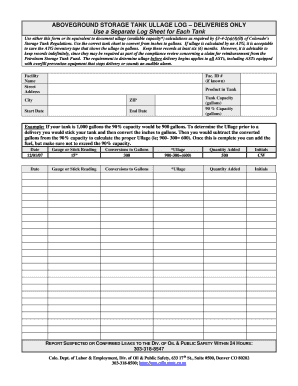 Tank Inspection Report Format