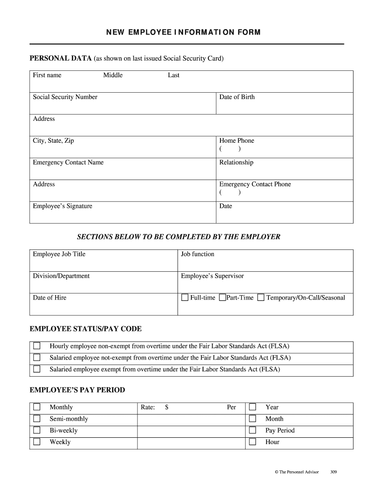 Employee Profile Printouts Form Fill Out and Sign Printable PDF
