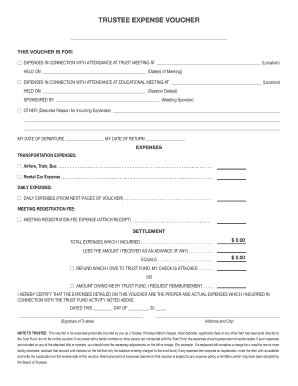  Trustee Voucher Form PDF International Foundation of Employee Ifebp 2003
