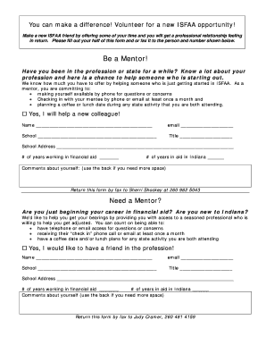 How to Fill Isfaa Form