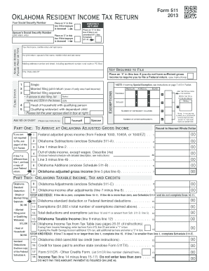  Oklahoma Resident Individual Income Tax Forms and Tax Ok 2021