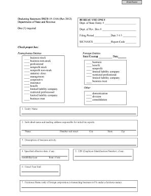  Form 134a 2015