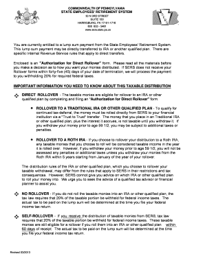 Sers 254 Form Pa