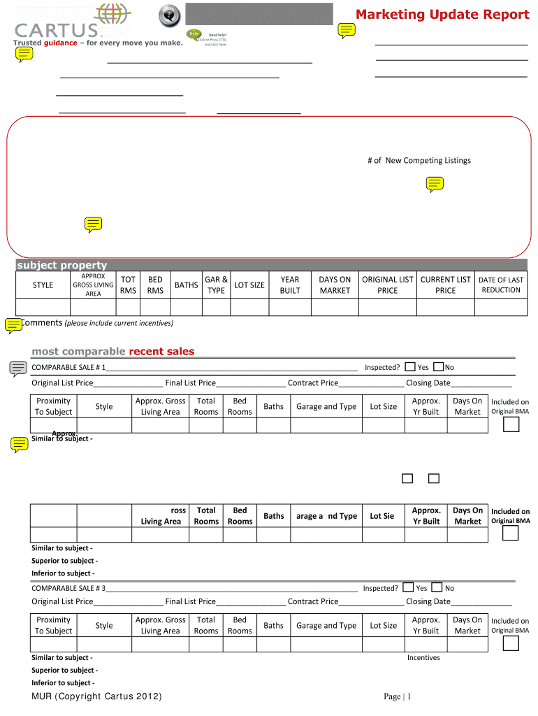 Cartus Online  Form