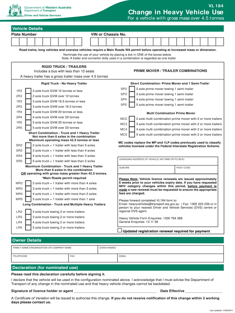 Vl184  Form