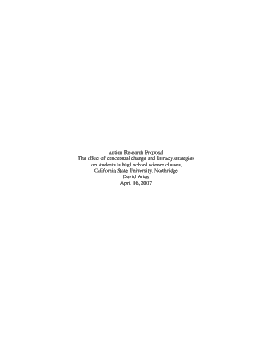 The Effect of Conceptual Change and Literacy Strategies on Students in High School Science Classes  Form