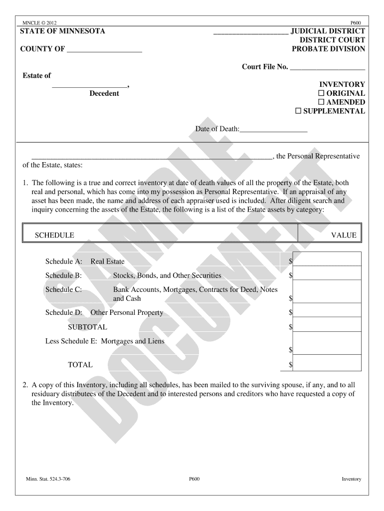 STATE of MINNESOTA COUNTY of JUDICIAL    Minnesota CLE  Minncle  Form