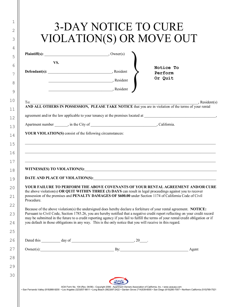 60 Day Eviction Notice Template  Form