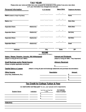 Worksheet to See Tax Preparer Form