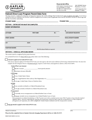 Parent Data Form