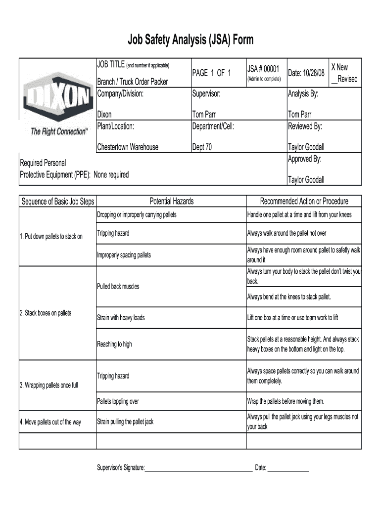 Jsa Form