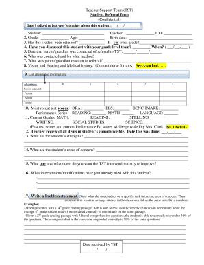 Teacher Referral Form